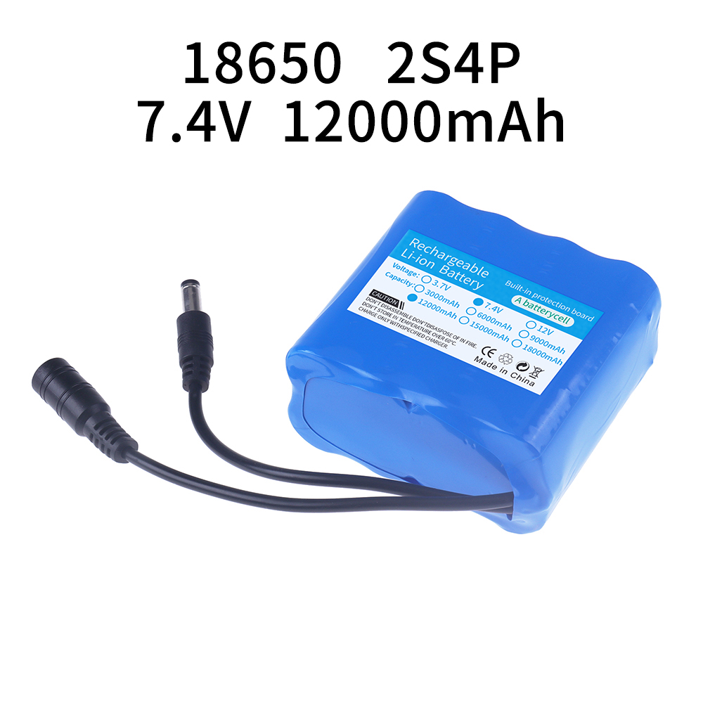 2S4P 18650 Lithium Battery 7.4 - Fish Finder Battery recension och pris