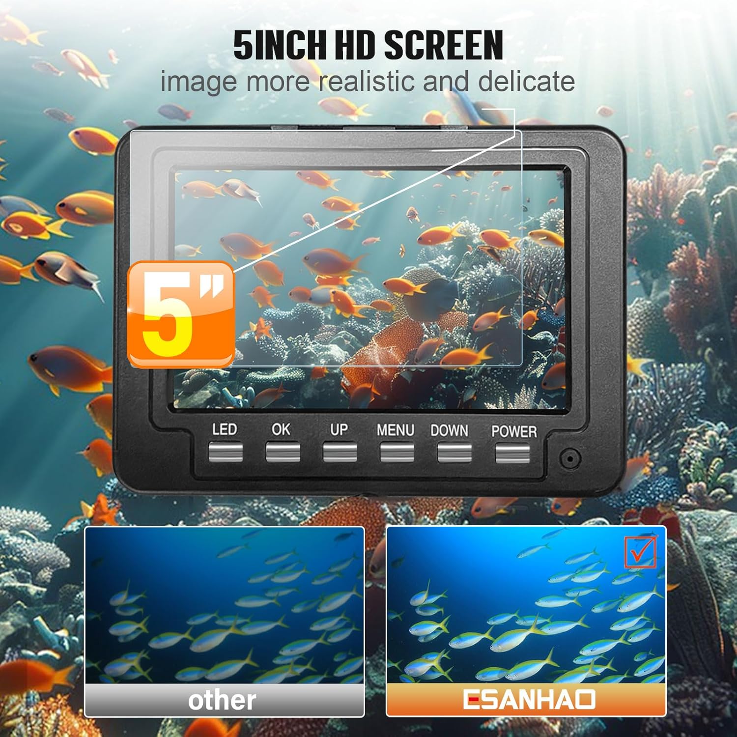Underwater Fishing Camera - 50 - Fish Finder Portable recension och pris