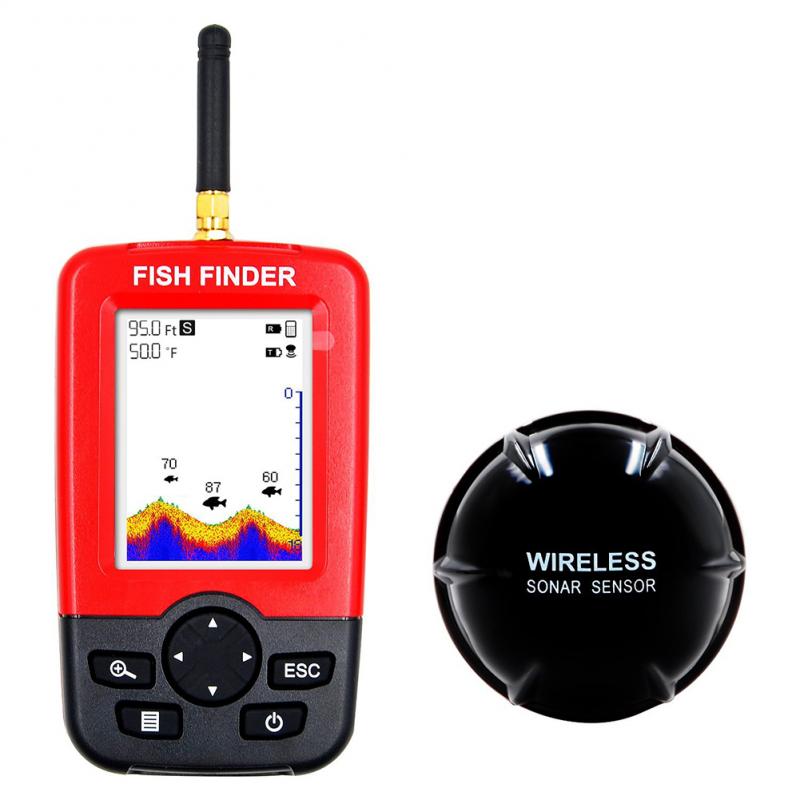 Portable Depth Fish Finder wit - Fish Finder Portable recension och pris