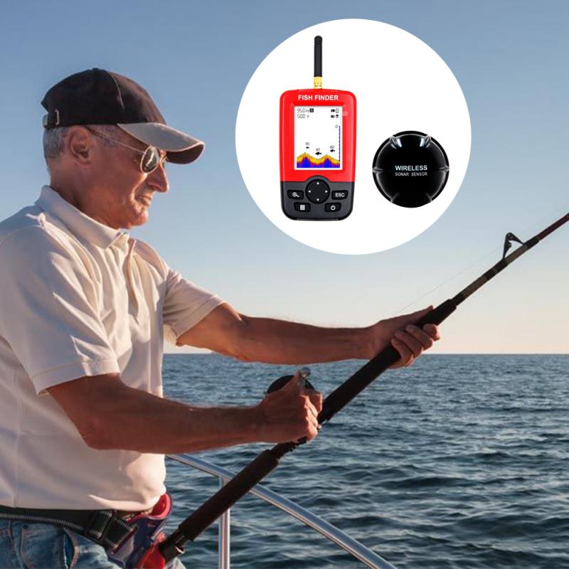 Portable Depth Fish Finder wit - Fish Finder Portable recension och pris