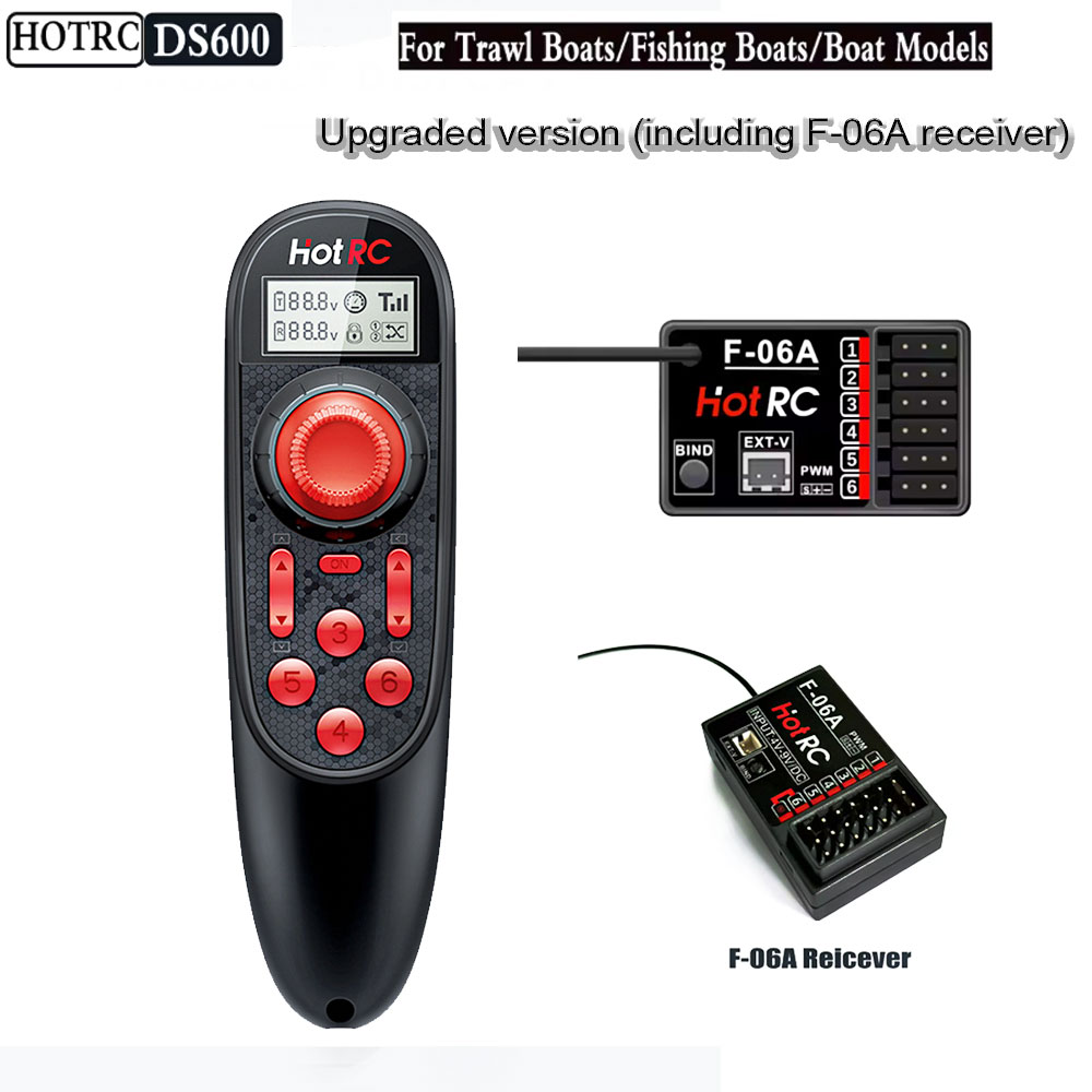 HOTRC DS600 Wireless Remote Co - Fish Finder Battery recension och pris