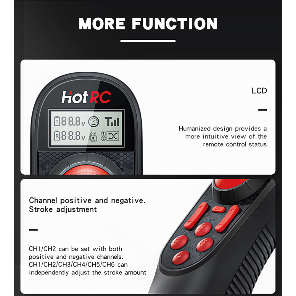 HOTRC DS600 Wireless Remote Co - Fish Finder Battery recension och pris